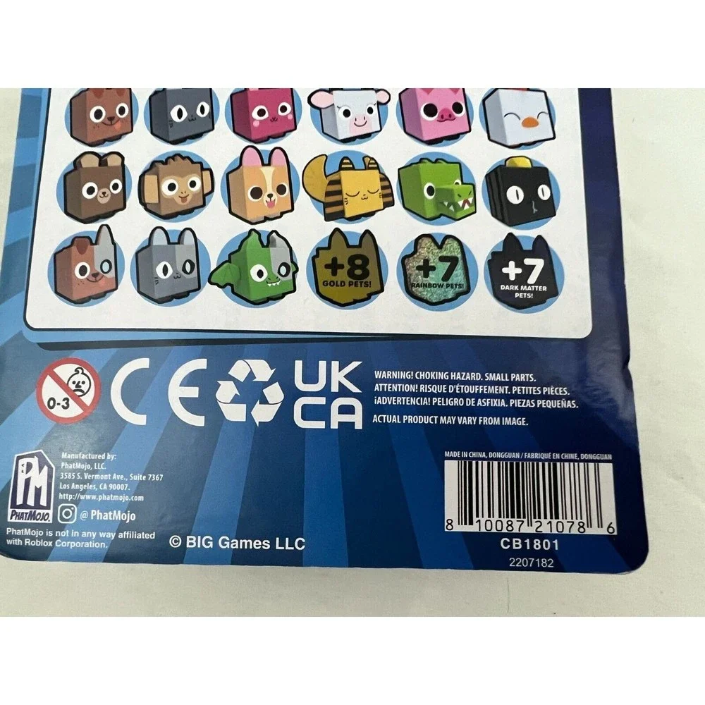 Pet Simulator X Series 1 Big Games 2 Pack Mystery Eggs with Rare DLC Code NEW